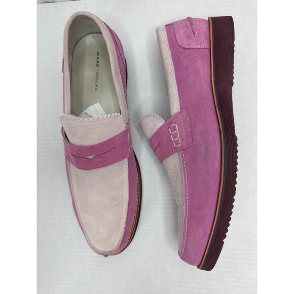 Marc Nolan Abe Suede Penny Loafers dusty rose 14 main image 8